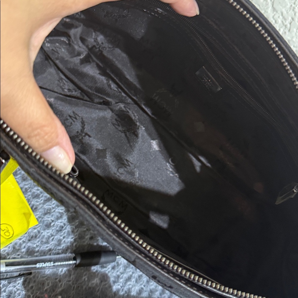 MCM Black Quilted Shoulder Bag - Picture 5 of 9